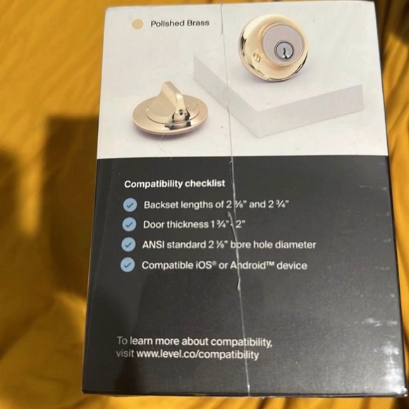 New Level Smart Lock - Touch Edition. Polished Brass - Picture 3 of 7